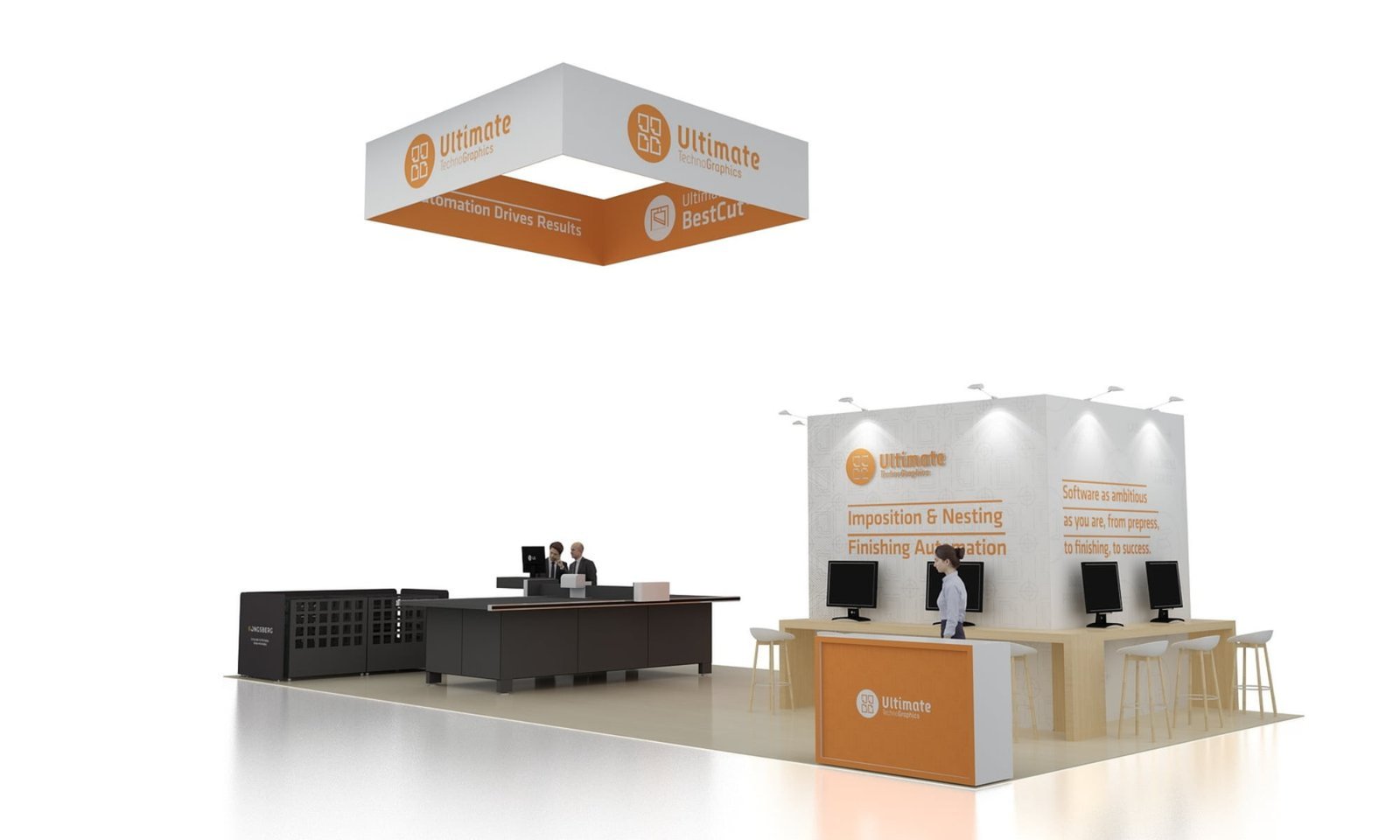 Printing United 2023 20x40 Booth for Ultimate in Atlanta-3