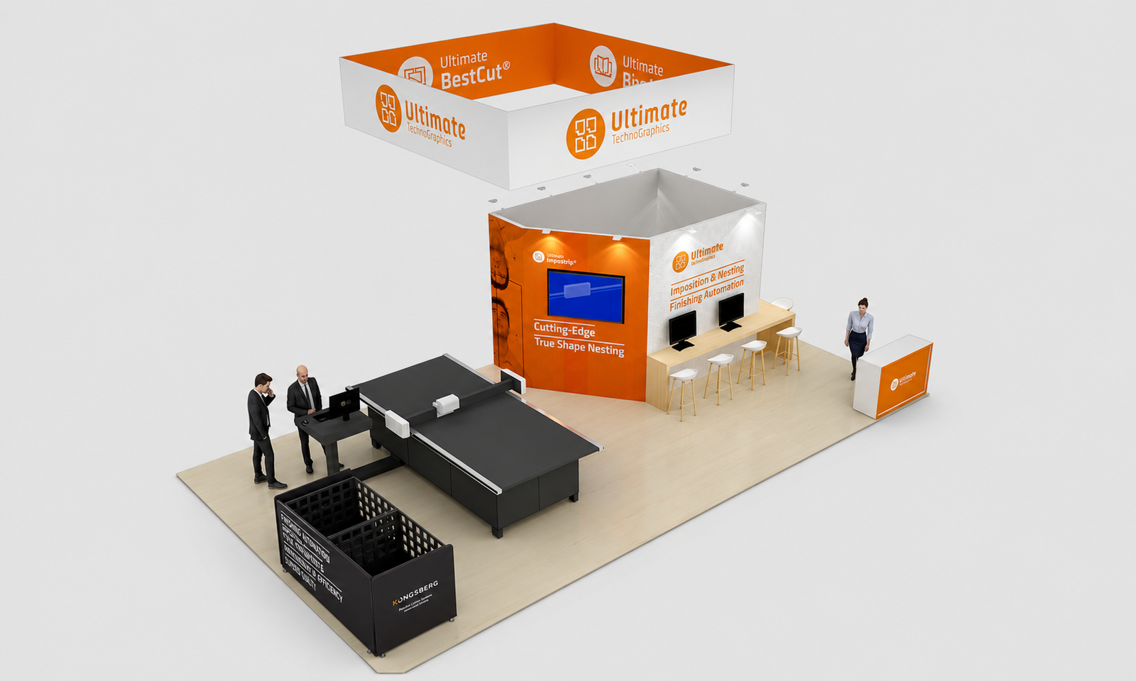 Printing United 2023 20x40 Booth for Ultimate in Atlanta
