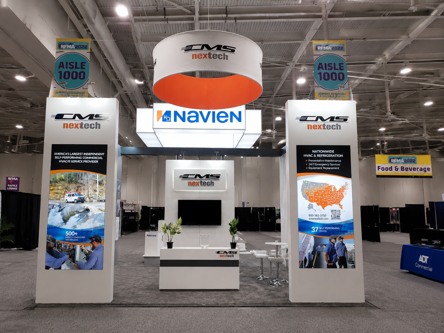 RFMA 2022 20×20 Booth for CMS in Nashville