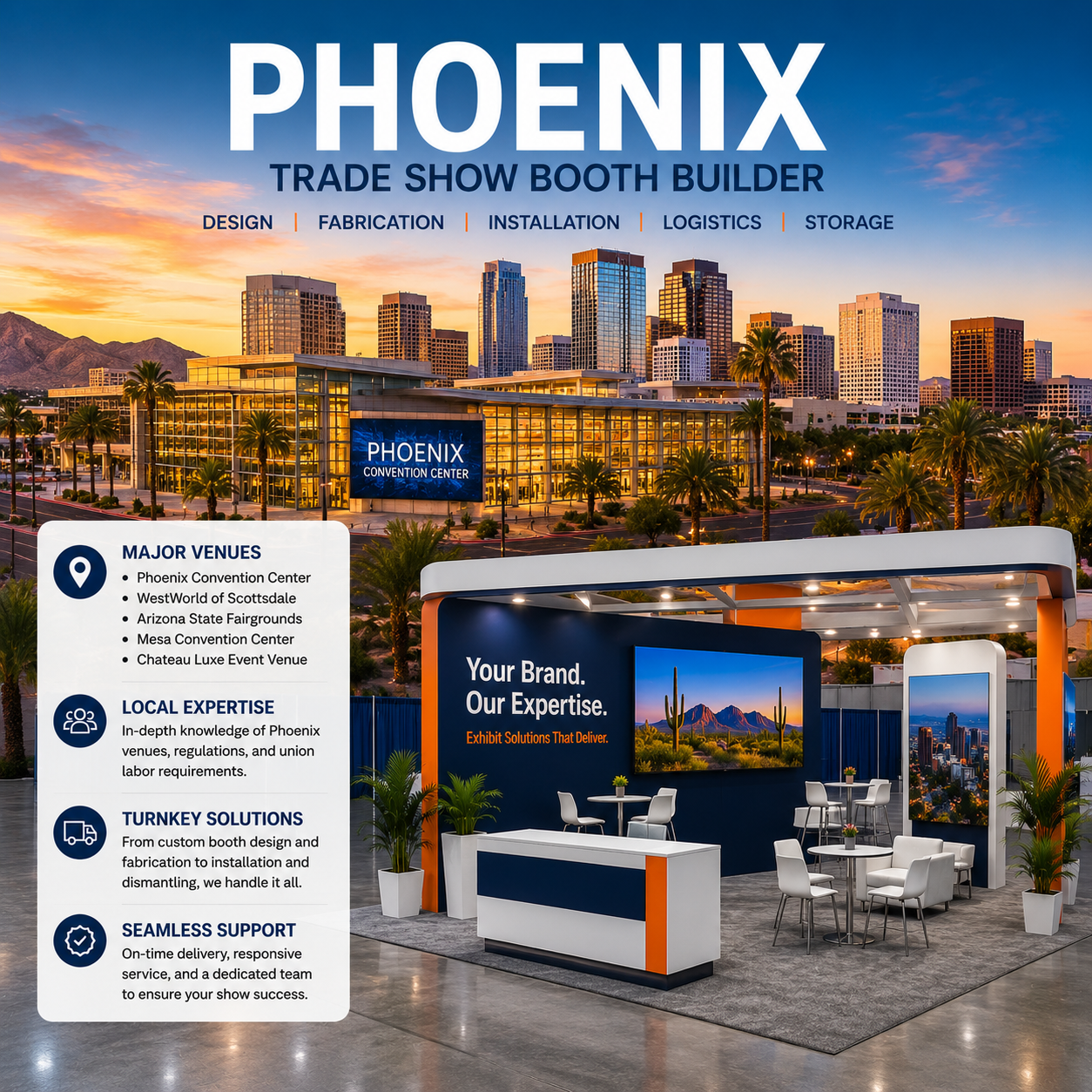 Trade Show Booth Design & Exhibit Builder in Phoenix, Arizona