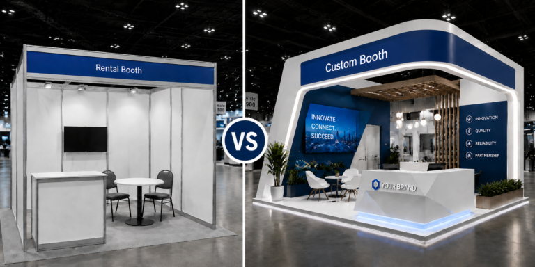 Trade Show Booth Rental vs Custom Booth: Which Is Better?