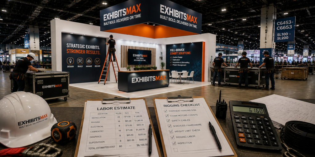 Labor & Rigging Cost Tips for First Time Exhibitors