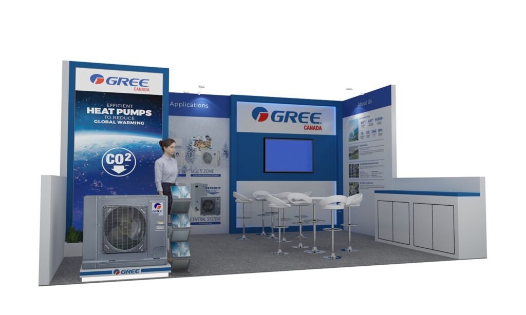 AHR 2022 10x20 Booth for GREE Canada in Las Vegas
