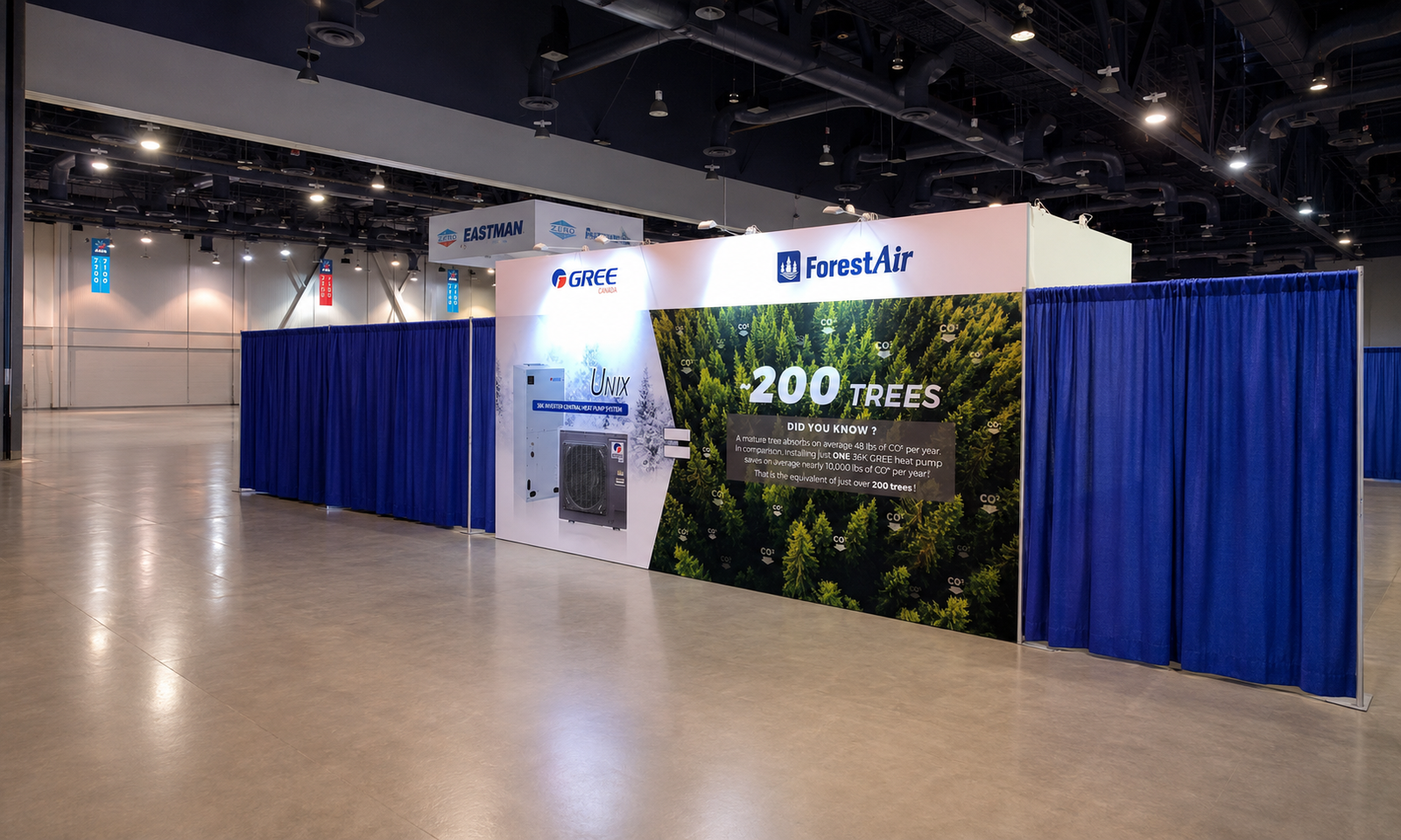 AHR 2022 10x20 Booth for GREE Canada in Las Vegas