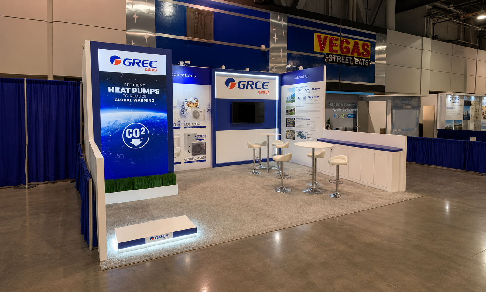 AHR 2022 10x20 Booth for GREE Canada in Las Vegas
