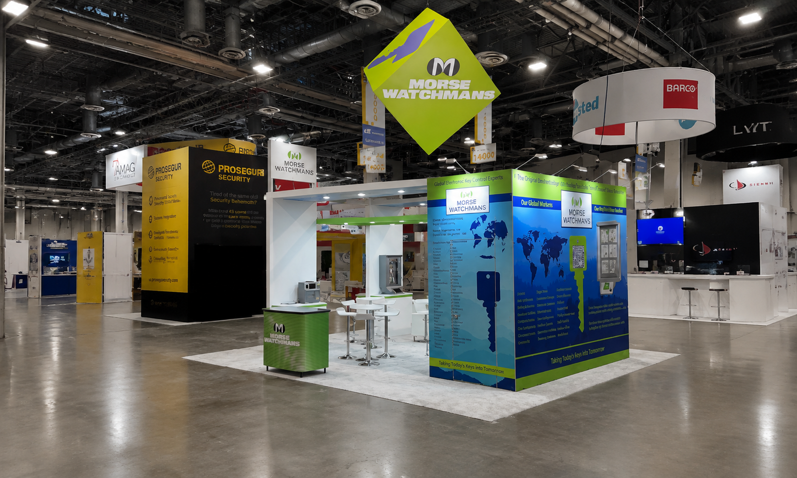ISC West 2023 20x20 Booth for MORSE in Las Vegas