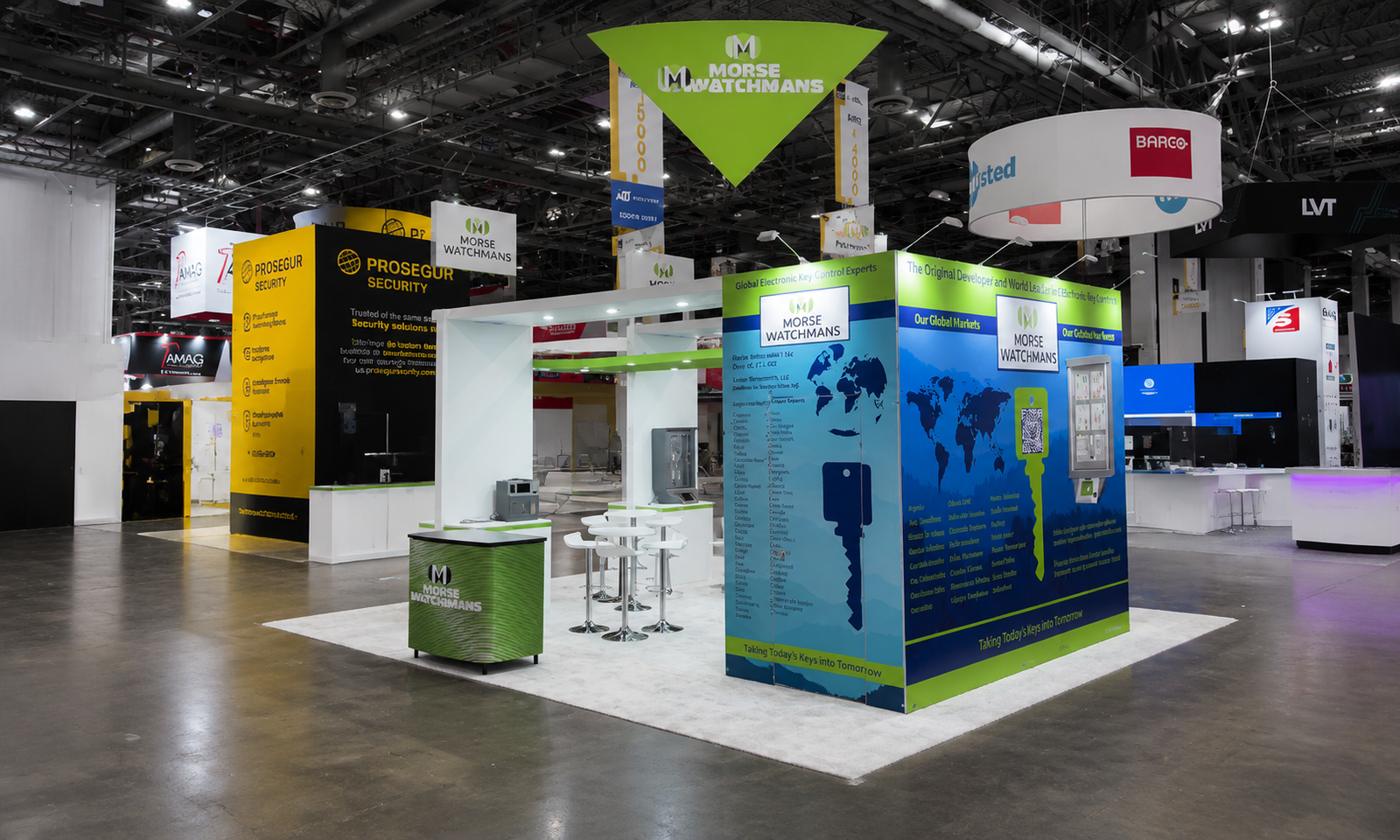 ISC West 2023 20x20 Booth for MORSE in Las Vegas