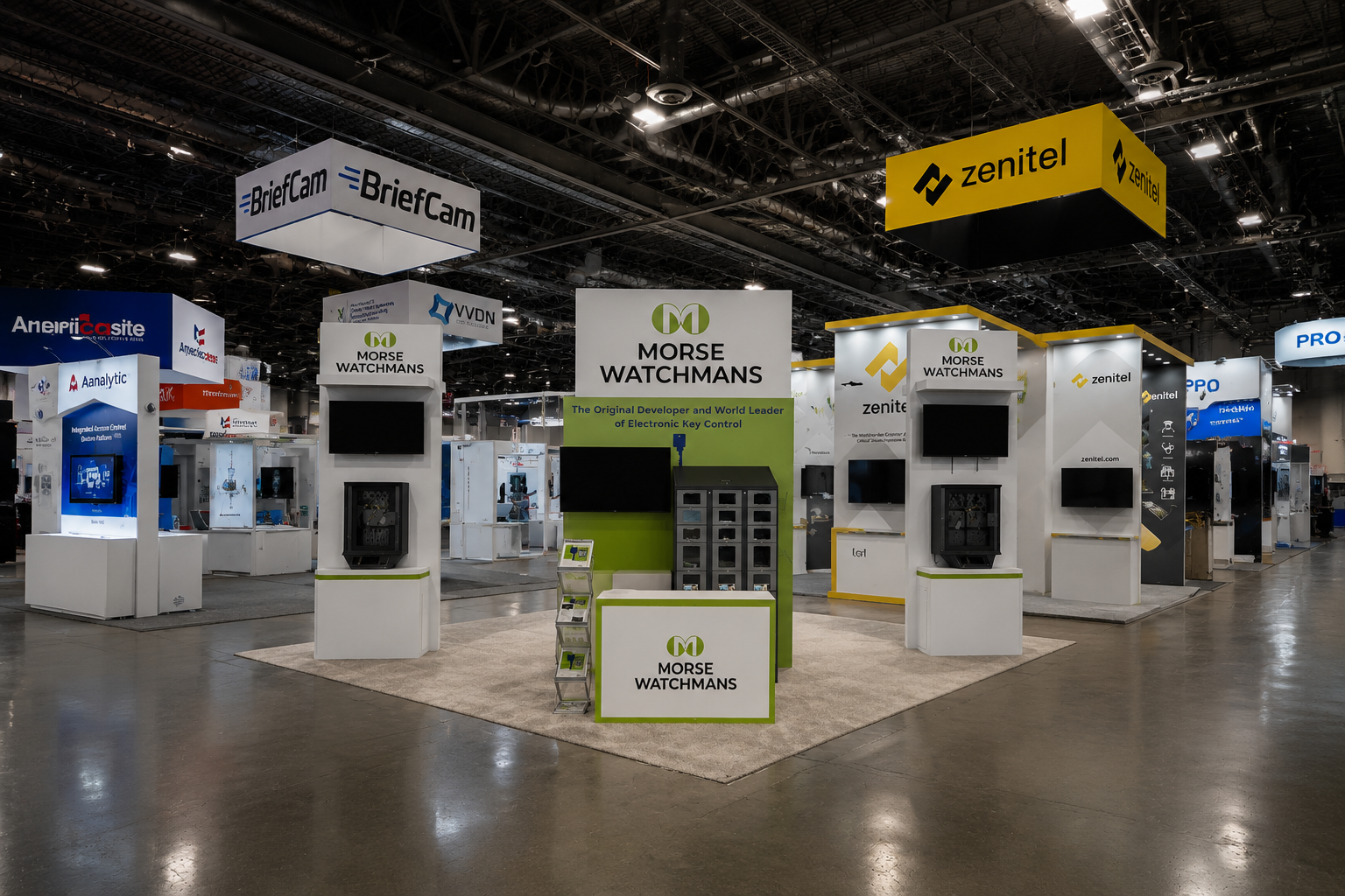ISC West 2024 20x20 Booth for MORSE in Las Vegas
