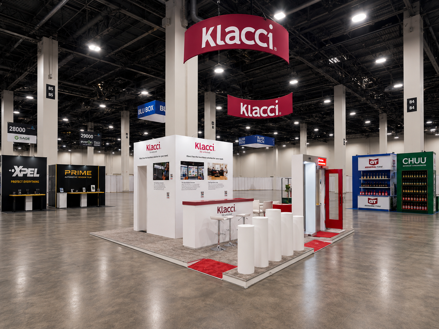 ISC West 2024 20x30 Booth for Klacci in Las Vegas