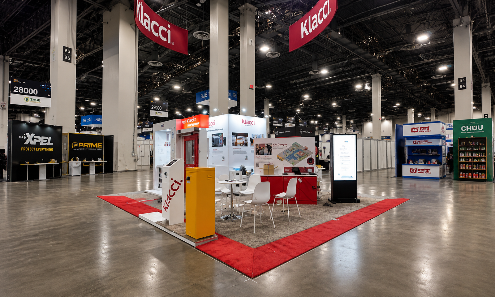ISC West 2024 20x30 Booth for Klacci in Las Vegas