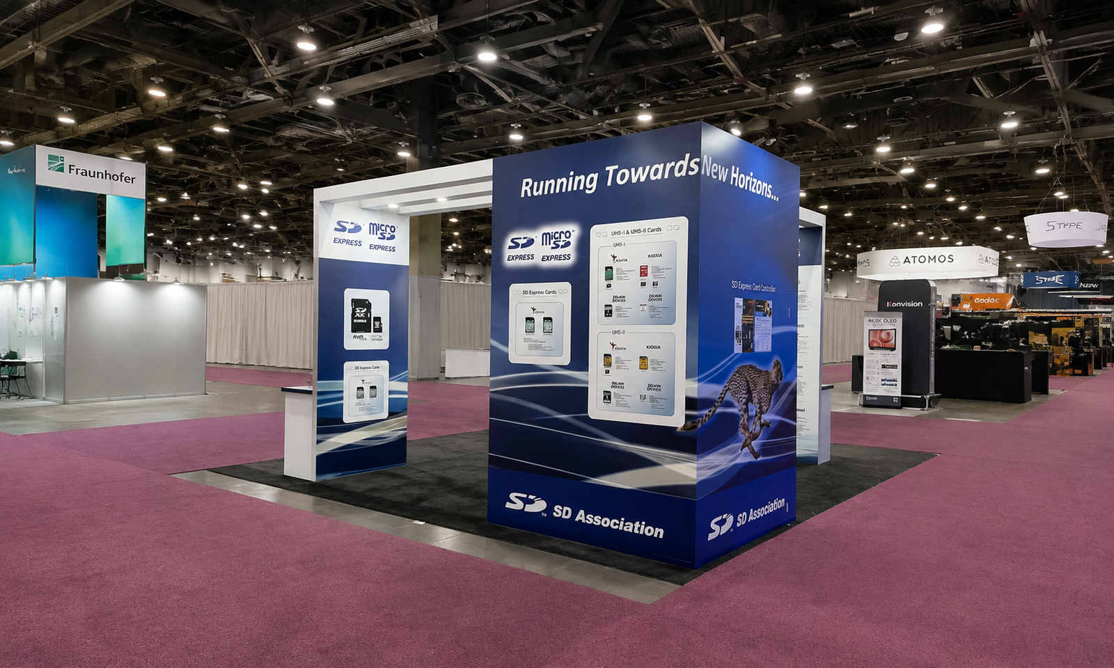 NAB 2022 20x20 Booth for SD Association in Las Vegas