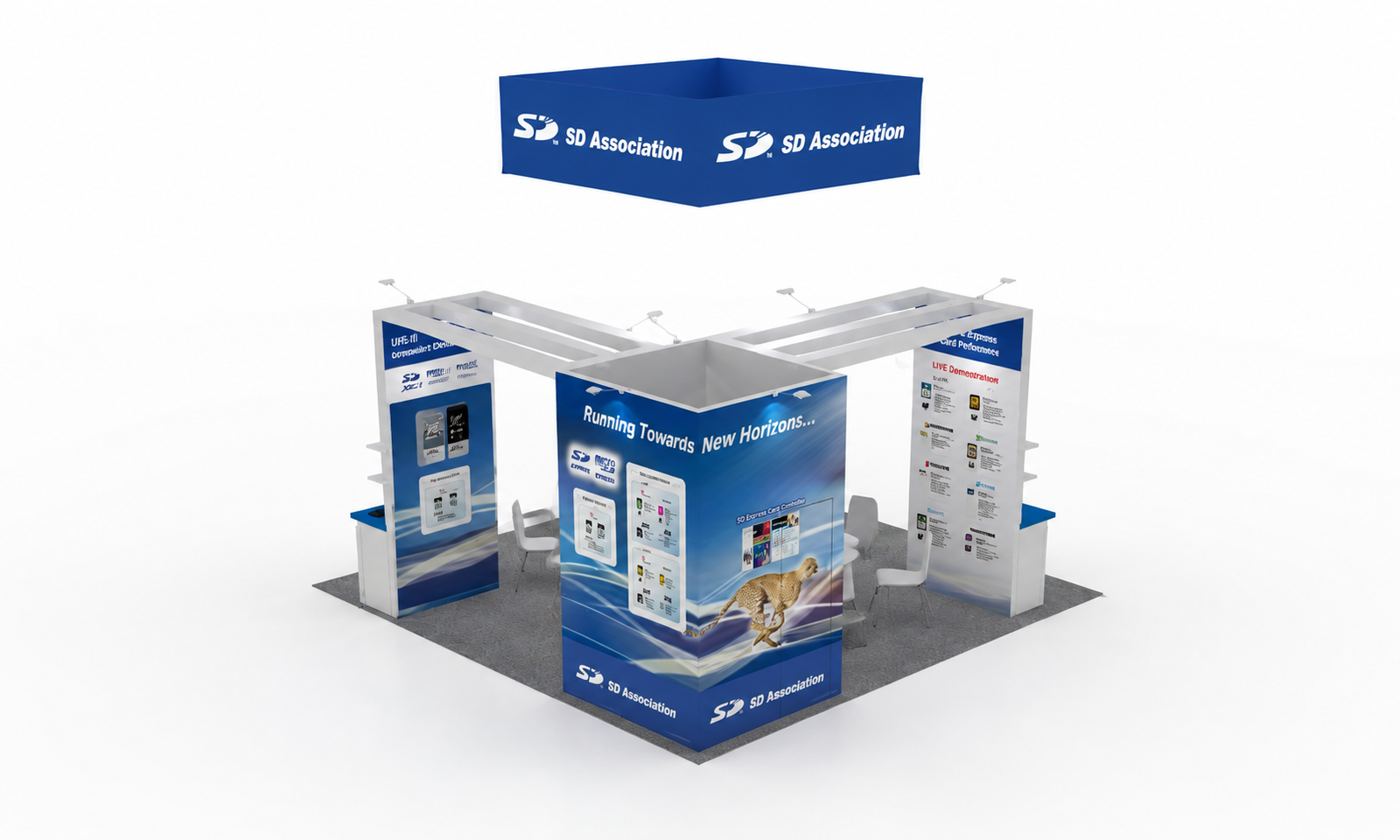 NAB 2022 20x20 Booth for SD Association in Las Vegas