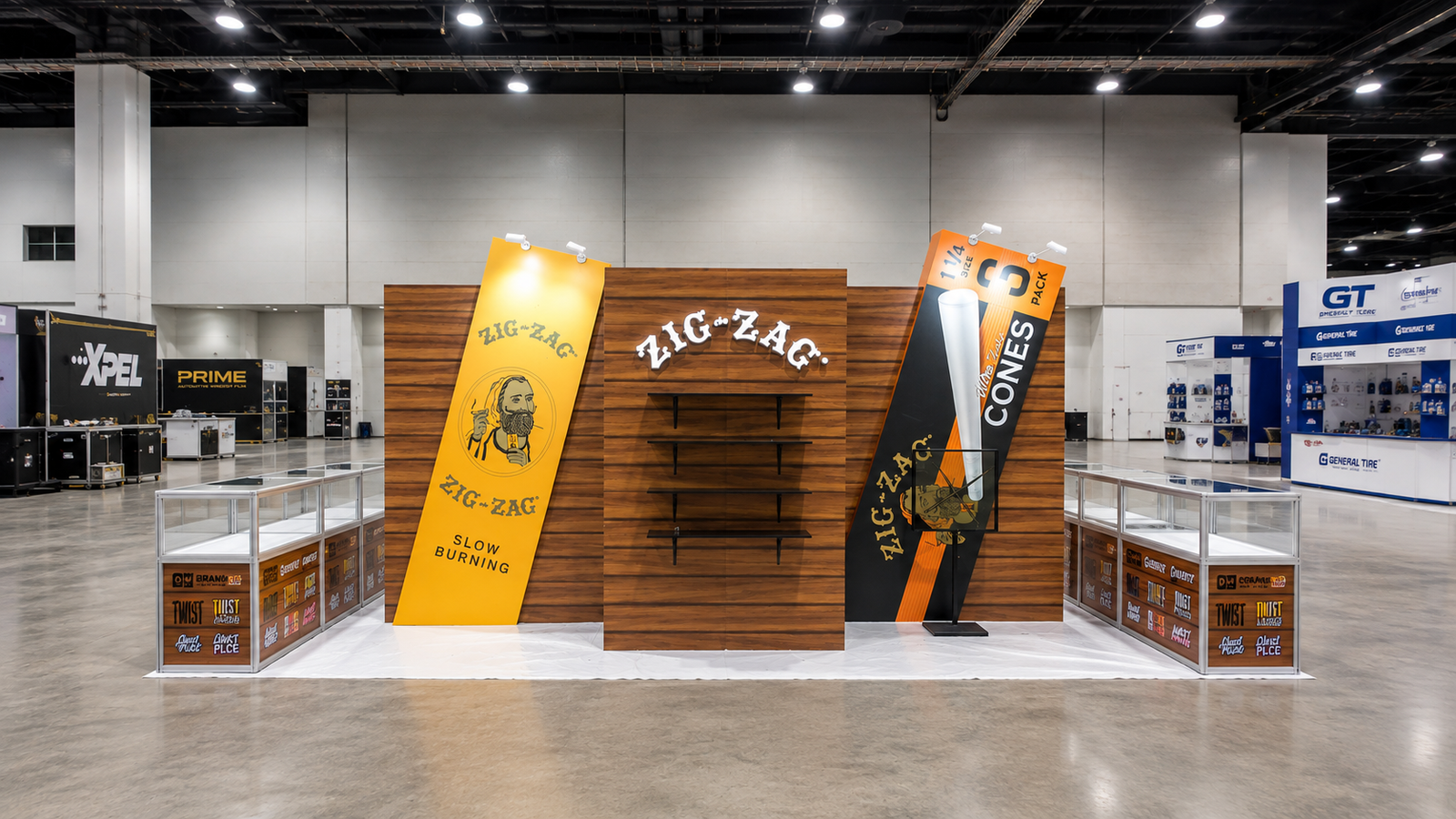 NACS 2021 20x20 Booth for ZIG·ZAG in Chicago