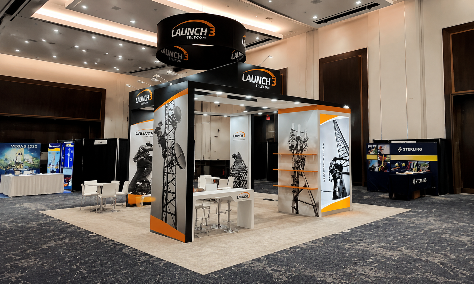 NATE 2022 20×20 Booth for LAUNCH in Las Vegas