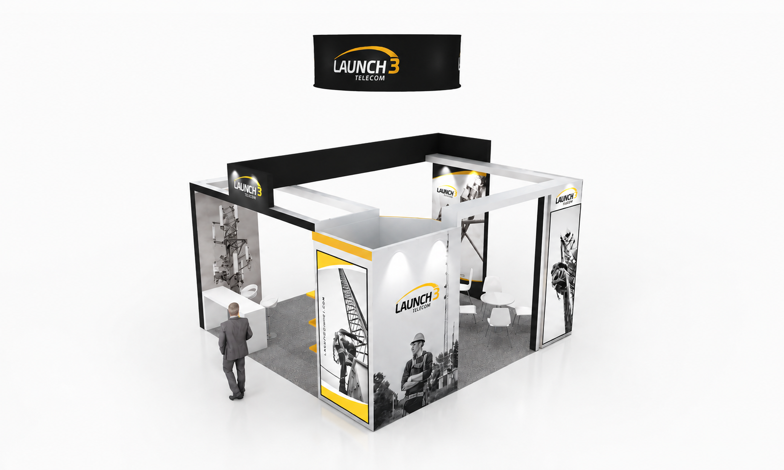 NATE 2022 20×20 Booth for LAUNCH in Las Vegas