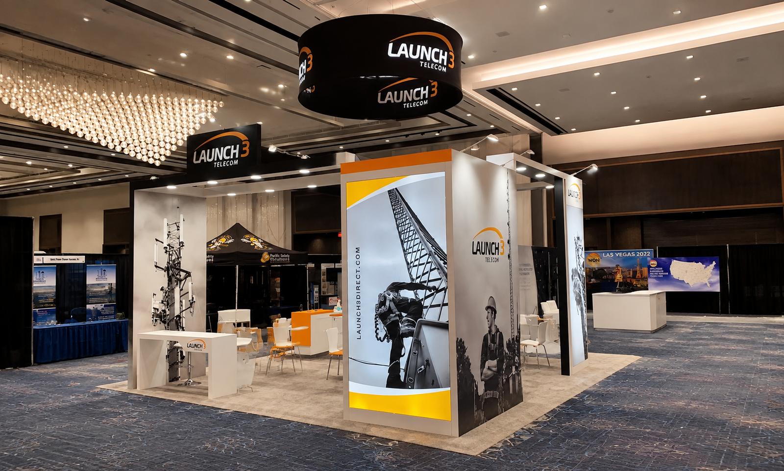 NATE 2022 20×20 Booth for LAUNCH in Las Vegas
