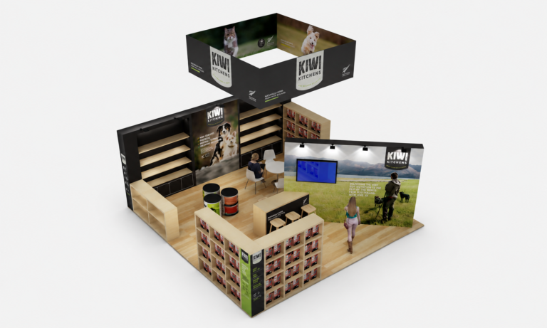 Super Zoo 2022 20×20 Booth for KIWI in Las Vegas
