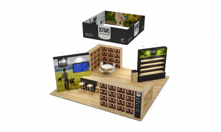 Super Zoo 2023 20×20 Booth for KIWI in Las Vegas