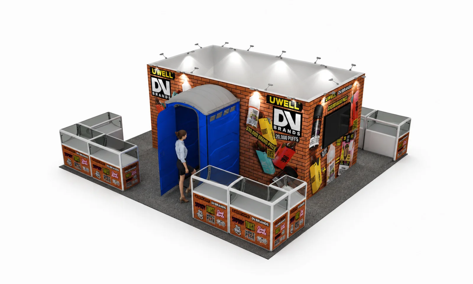 TPE 2024 20x20 Booth for TWIST in Las Vegas