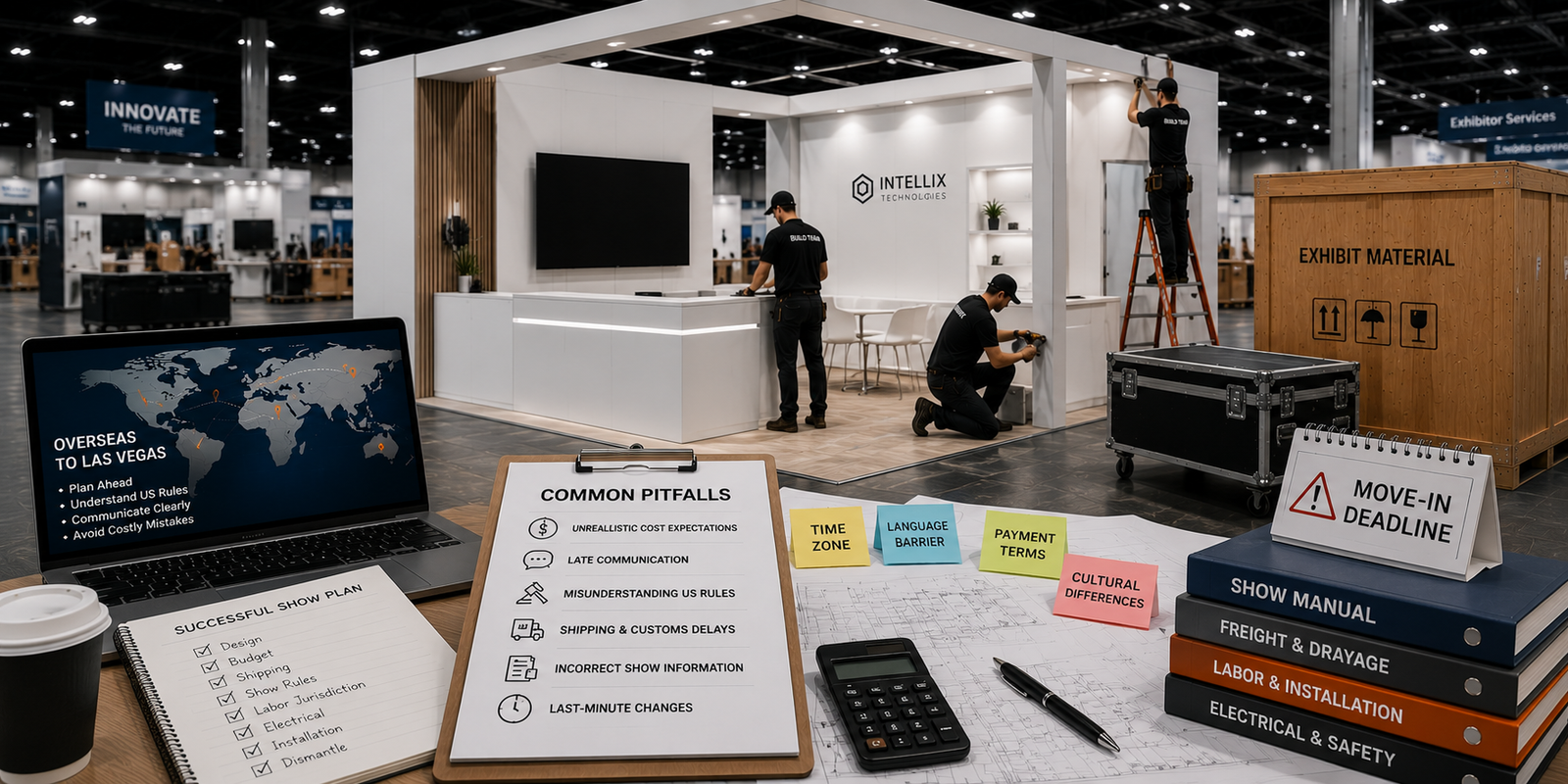 Common Pitfalls for Overseas Exhibitors Working with US Booth Builders