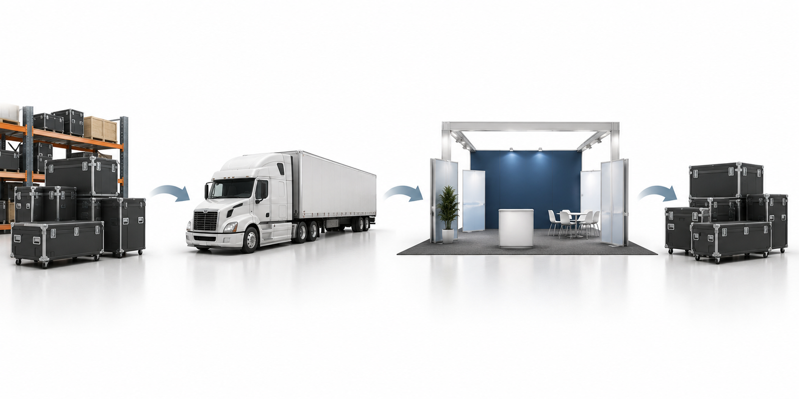 total cost of ownership lifecycle from storage to freight to exhibit